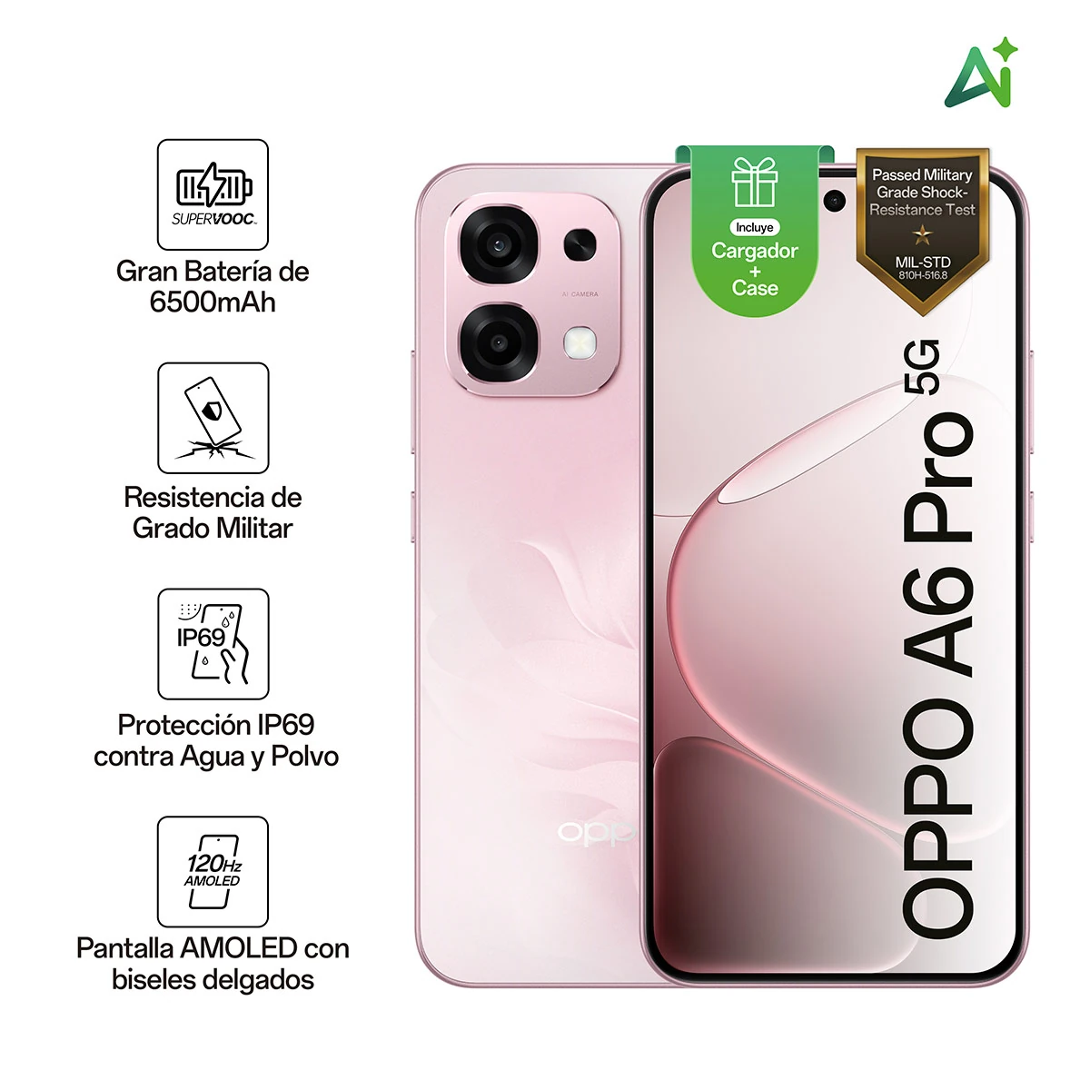 CELULAR OPPO A6 PRO 256GB + SPEAKER V2 - 1