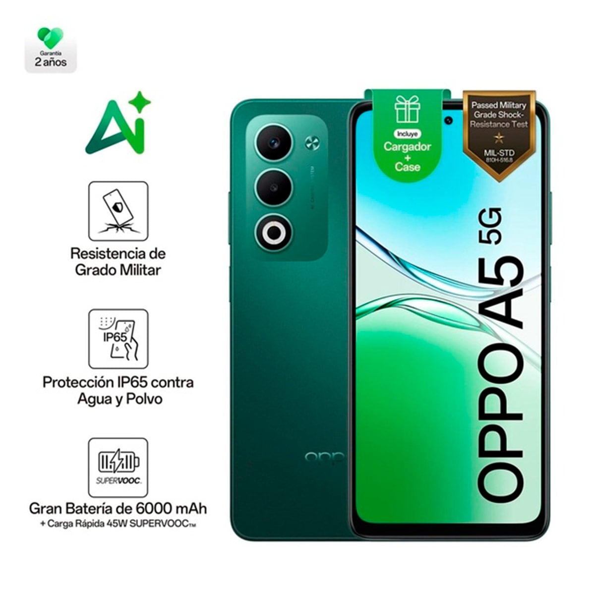 CELULAR OPPO A5 5G 256GB - 1