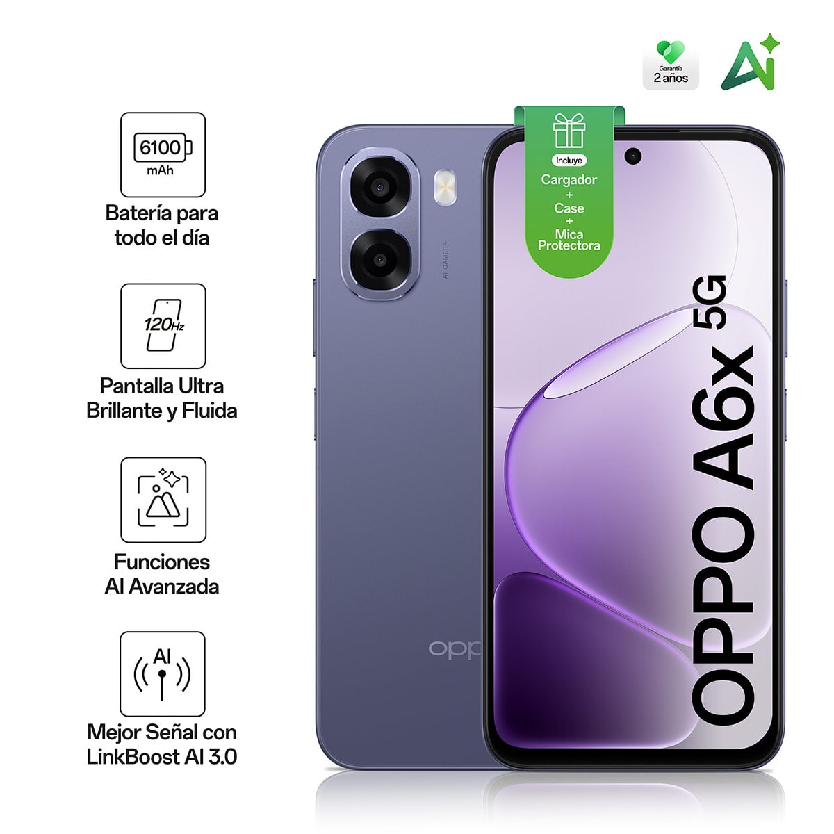CELULAR OPPO A6X 5G 256GB - 1