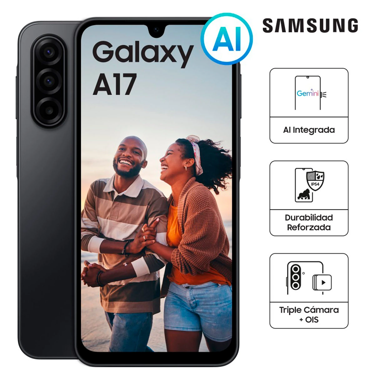 CELULAR SAMSUNG GALAXY A-17 256GB - 1