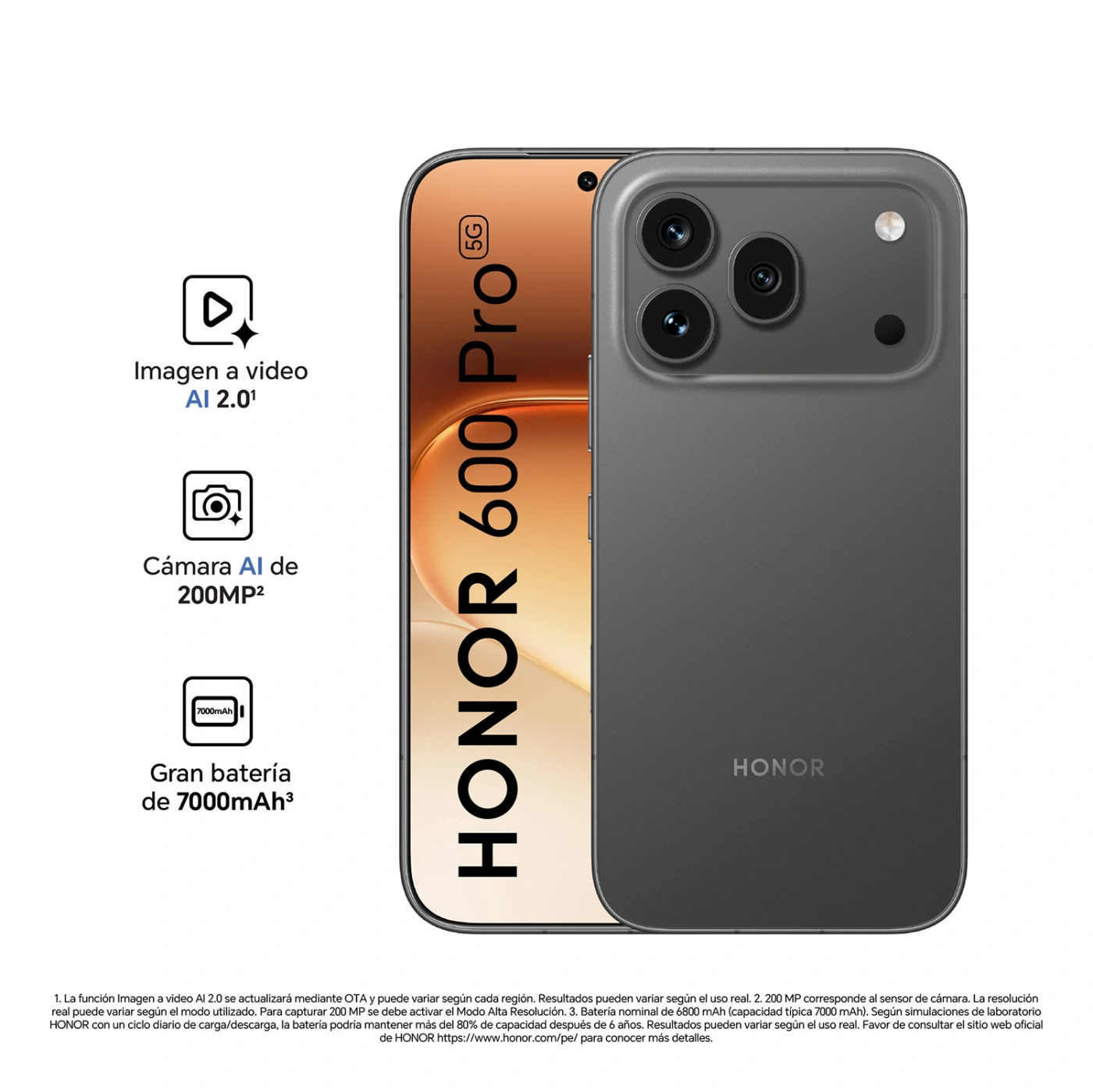 CELULAR HONOR 600 PRO 512GB 12GB - 1