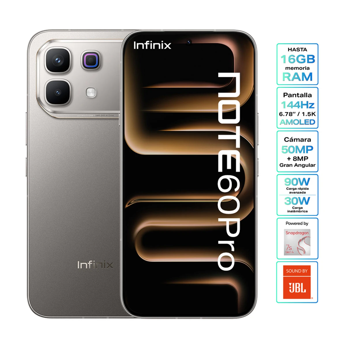 CELULAR INFINIX NOTE 60 PRO 5G 256GB - 1
