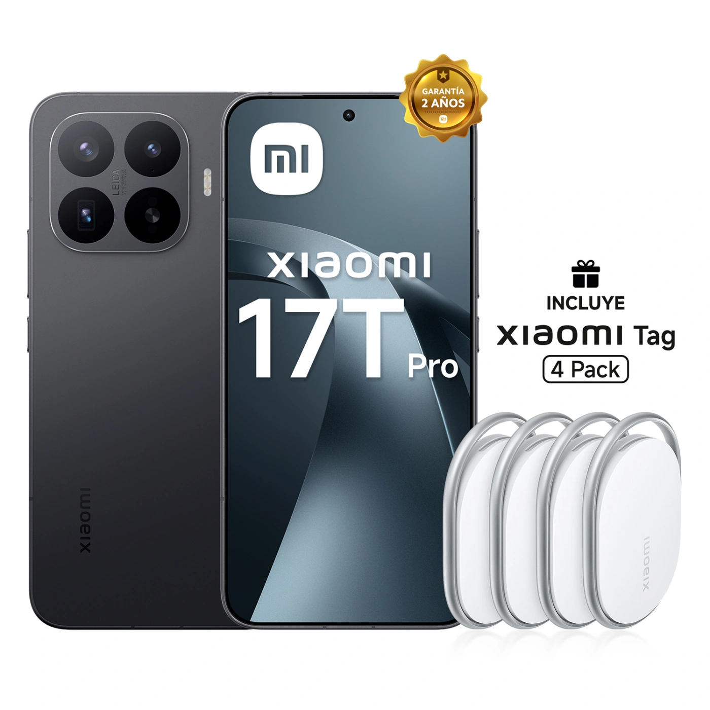 CELULAR XIAOMI 17T PRO 512GB + XIAOMI TAG 4 PACK - 1