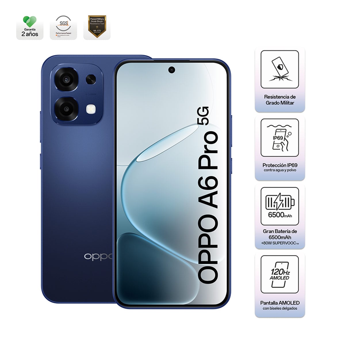 SMARTPHONE OPPO A6 PRO 256GB + BUDS - 1