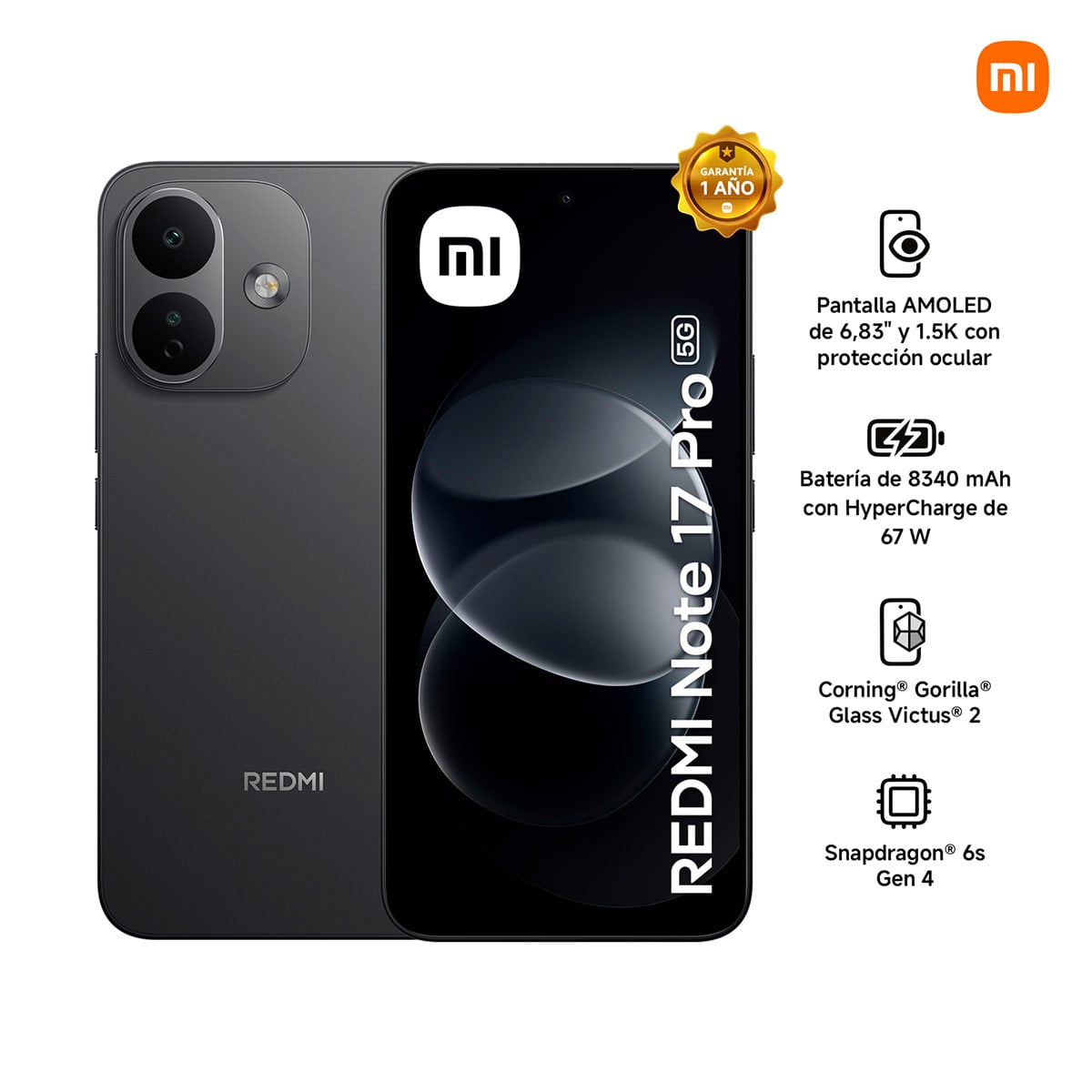 SMARTPHONE XIAOMI REDMI NOTE 17 PRO 5G 256GB - 2