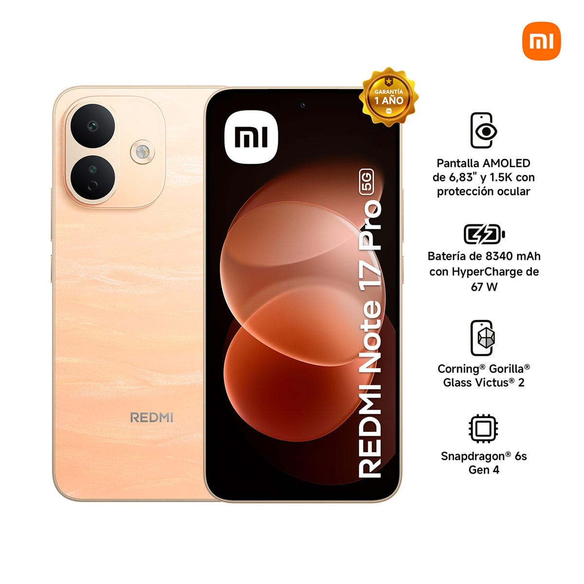 SMARTPHONE XIAOMI REDMI NOTE 17 PRO 5G 256GB - 2