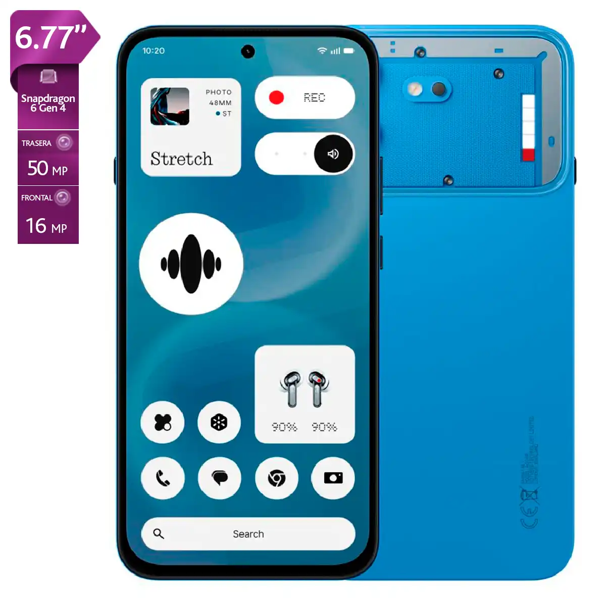 CELULAR NOTHING 4B 128GB + 8 GB BLUE - 1