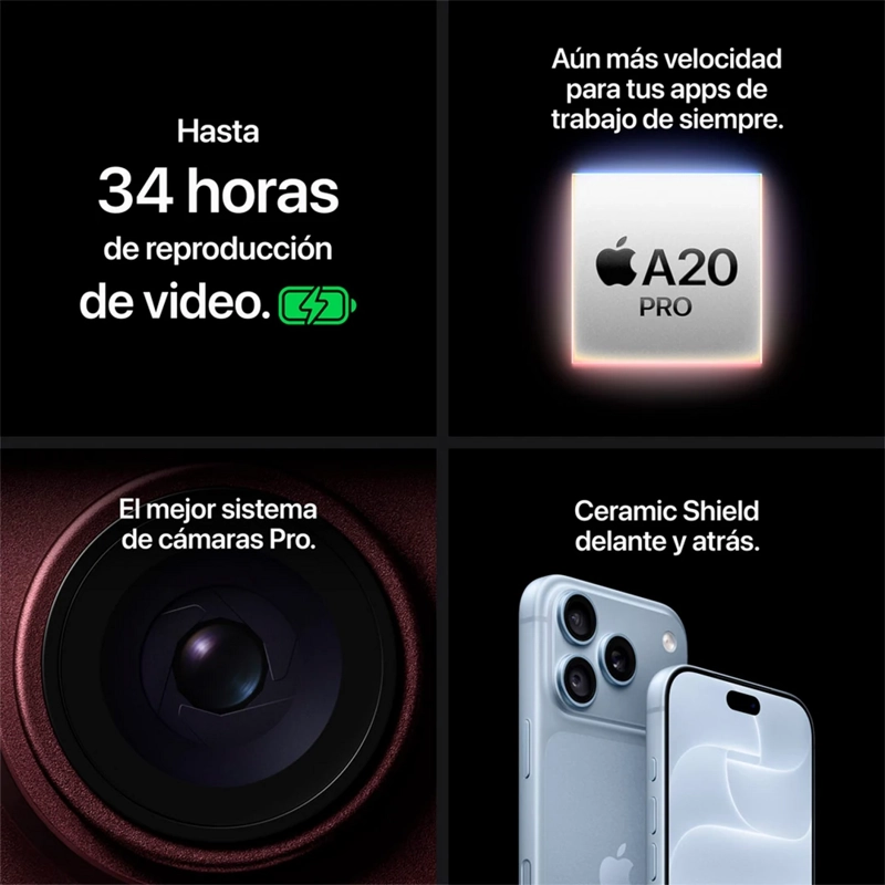 IPHONE 18 PRO 256GB 48MP 6.3” - 9