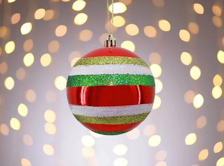 PACK X6 BOLAS DE NAVIDAD RIPLEY HOME MERRY 8 CM - 3