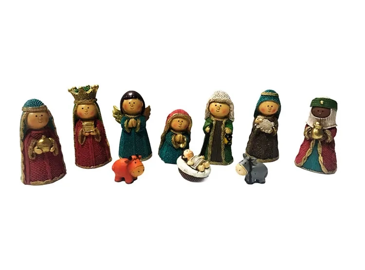 PESEBRE RIPLEY HOME TEJIDO 10 PIEZAS 10 CM - 1