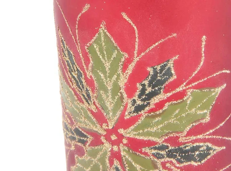 VELA NAVIDEÑA RIPLEY HOME FLOR DE PASCUA 14 CM - 2
