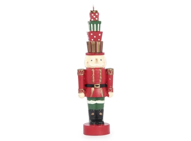 VELA NAVIDEÑA RIPLEY HOME CASCANUEZ REGALOS 25.5 CM - 1