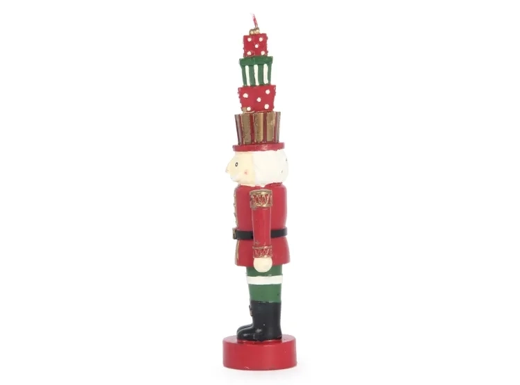 VELA NAVIDEÑA RIPLEY HOME CASCANUEZ REGALOS 25.5 CM - 2