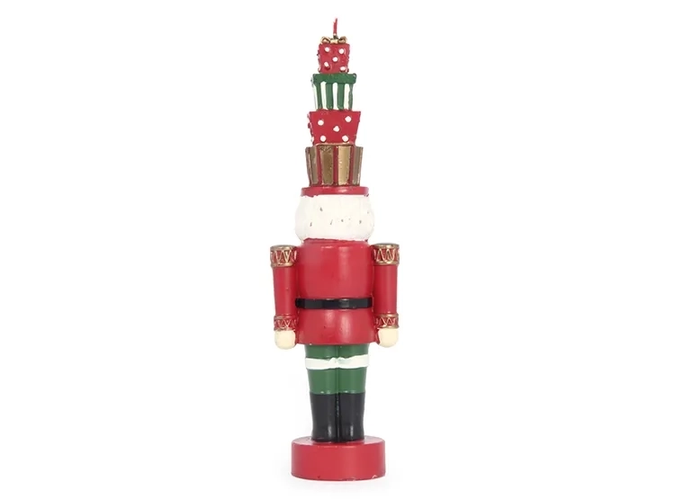 VELA NAVIDEÑA RIPLEY HOME CASCANUEZ REGALOS 25.5 CM - 3