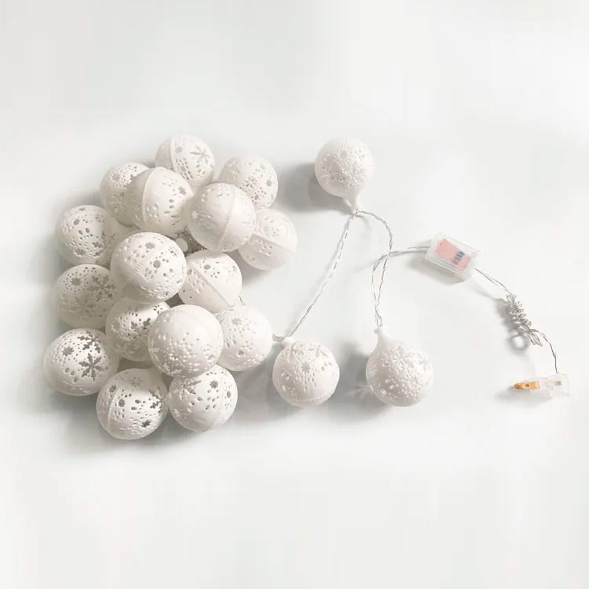 LUCES DE NAVIDAD RIPLEY HOME ESFERAS SNOWFLEX 20 LED - 2