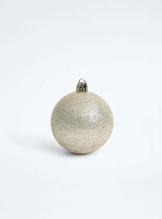 PACK BOLAS DE NAVIDAD RIPLEY HOME GLITTER ROJO/DORADO 6 CM - 3