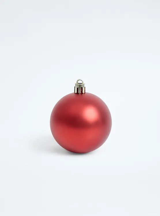 PACK BOLAS DE NAVIDAD RIPLEY HOME GLITTER ROJO/DORADO 6 CM - 4