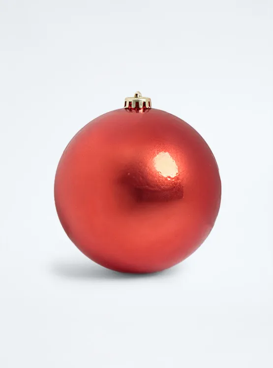 PACK 2 BOLAS DE NAVIDAD RIPLEY HOME ROJAS 15 CM - 2
