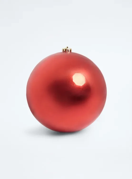 ADORNO NAVIDEÑO RIPLEY HOME PACK X2 ESFERAS 20 CM ROJO - 2