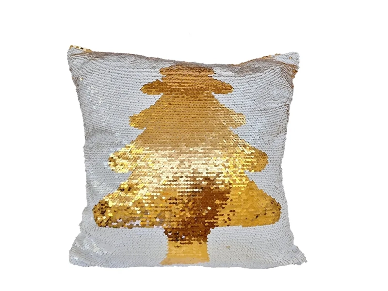 COJÍN RIPLEY HOME ÁRBOL 40 CM DORADO - 1