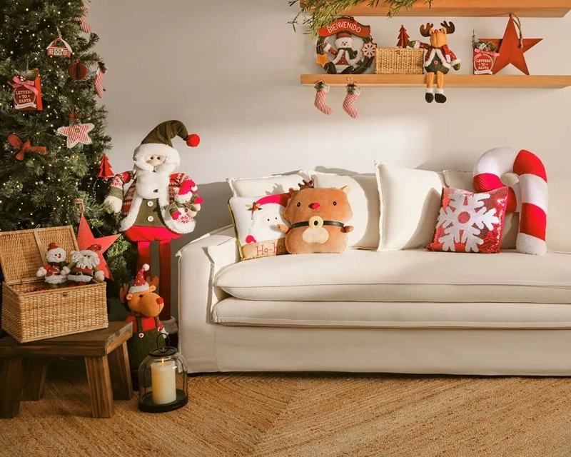 COJÍN RIPLEY HOME ÁRBOL 40 CM DORADO - 2