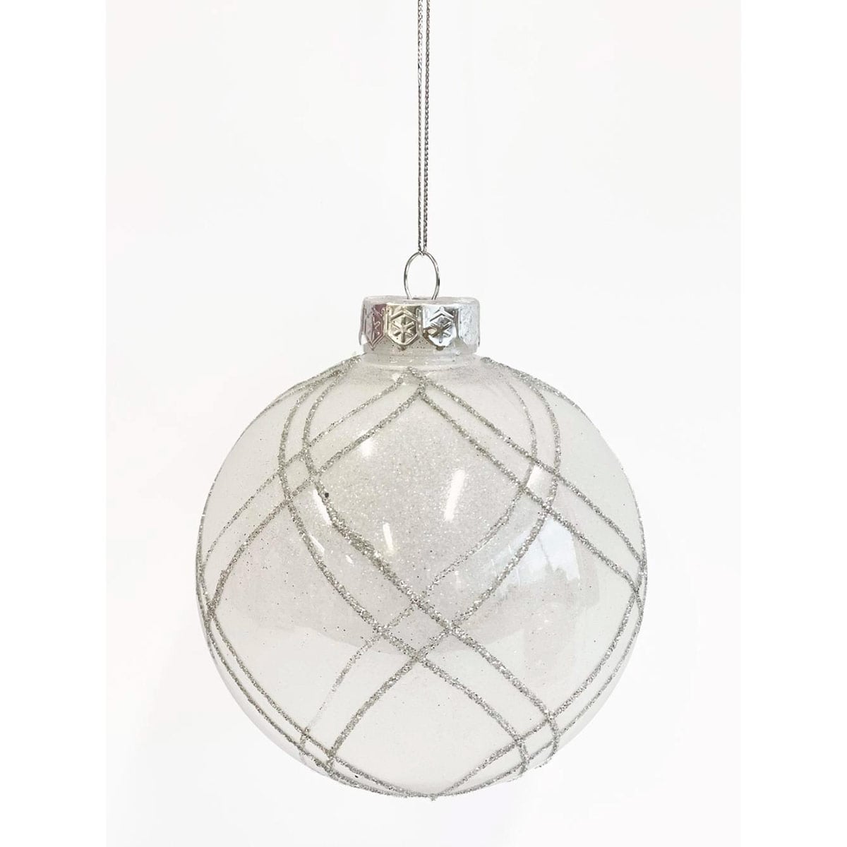 ADORNO NAVIDEÑO PARA ÁRBOL RIPLEY HOME ESFERA GLITTER 10 CM - 1