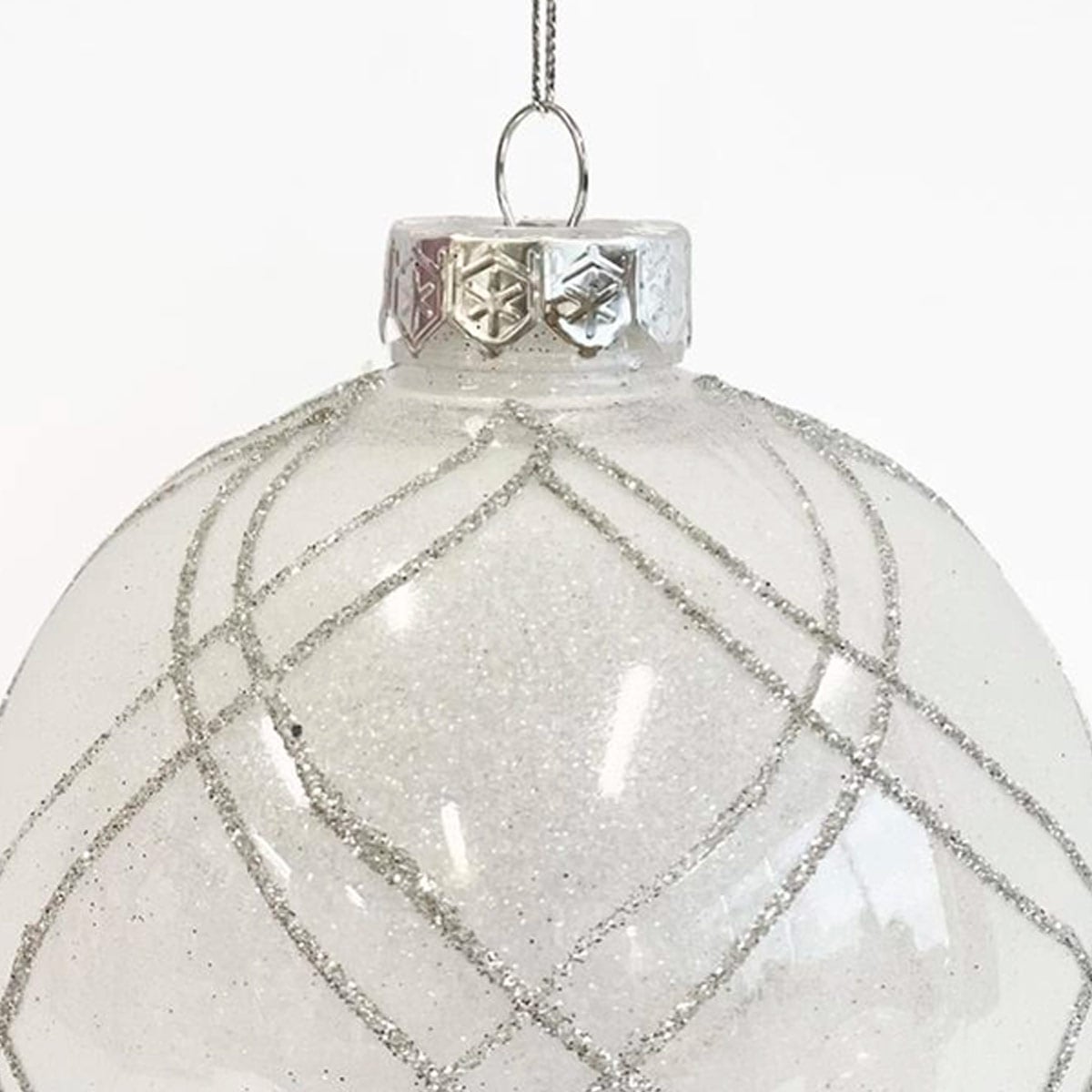 ADORNO NAVIDEÑO PARA ÁRBOL RIPLEY HOME ESFERA GLITTER 10 CM - 2