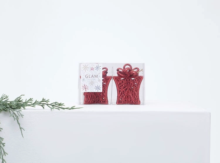 SETX2 ADORNOS PARA ÁRBOL RIPLEY HOME REGALOS 9CM - 2