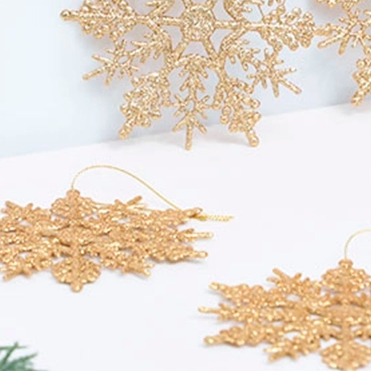SET X5 ADORNOS PARA ÁRBOL RIPLEY HOME COPOS DE NIEVE 13CM - 2