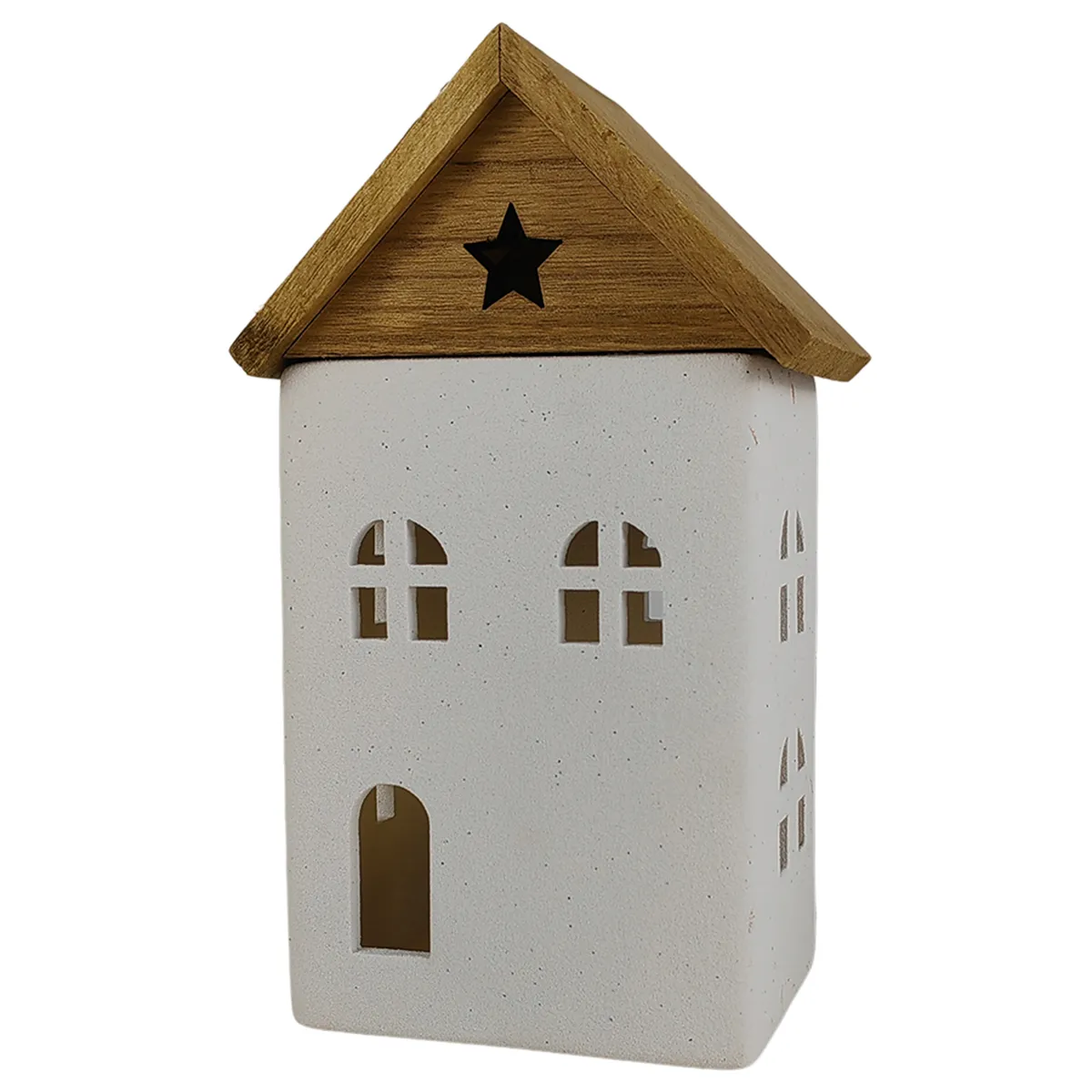 ADORNO NAVIDEÑO RIPLEY HOME CASITA ESTRELLA 23 CM - 1