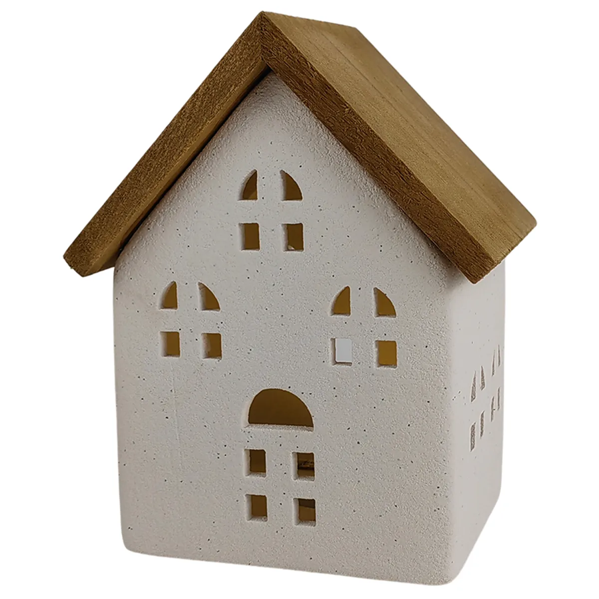 ADORNO NAVIDEÑO RIPLEY HOME CASITA M 15.7 CM - 1