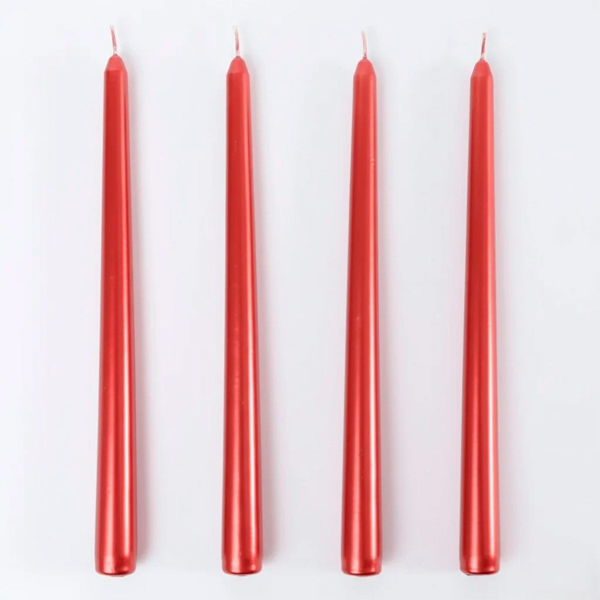 SET X4 VELAS NAVIDEÑAS RIPLEY HOME ROJA 25 CM - 1