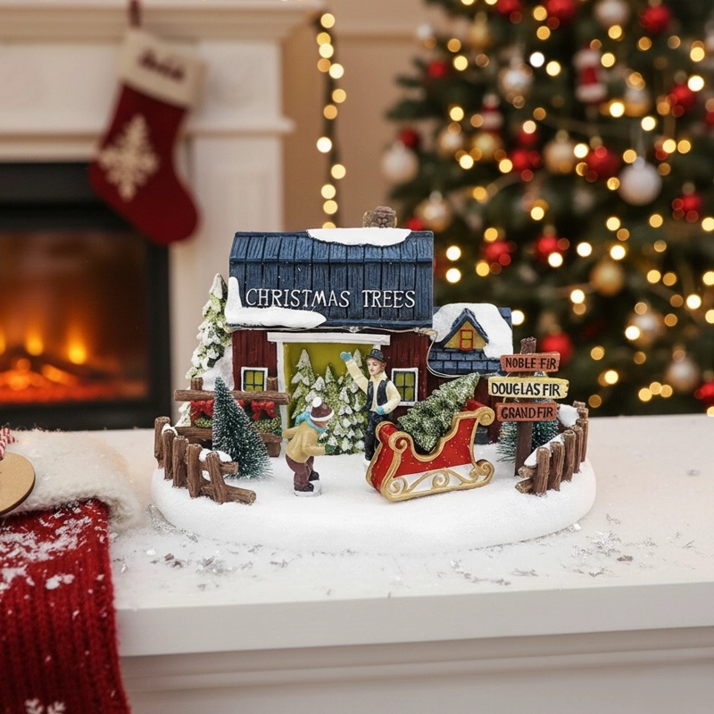 VILLA NAVIDEÑA RIPLEY HOME CHRISTMAS TREES 13CM