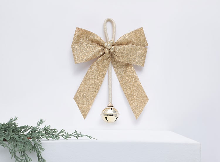 LAZO NAVIDEÑO RIPLEY HOME DORADO 20CM - 1