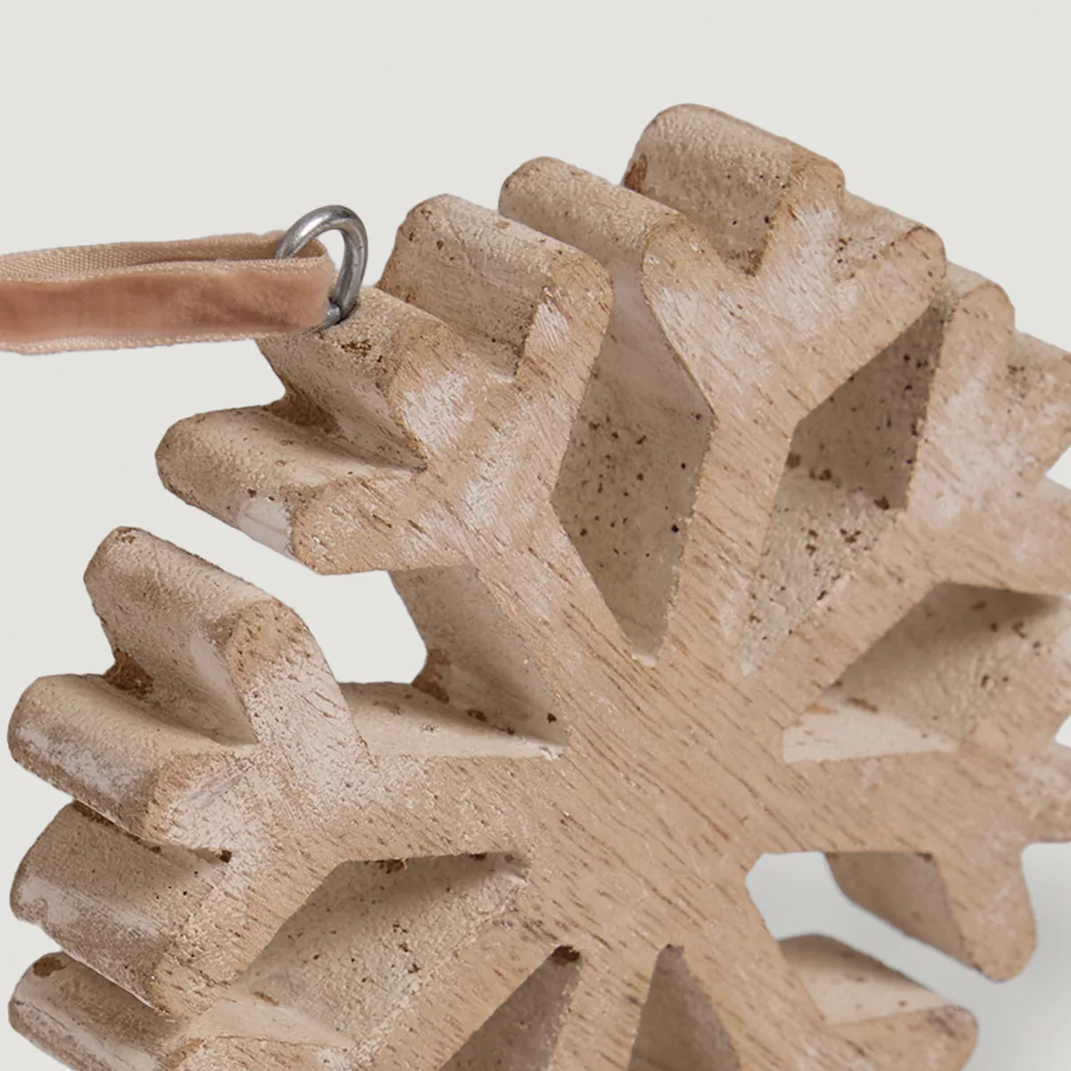 ADORNO NAVIDEÑO PARA ÁRBOL MAISON LINETT COPO MADERA - 3