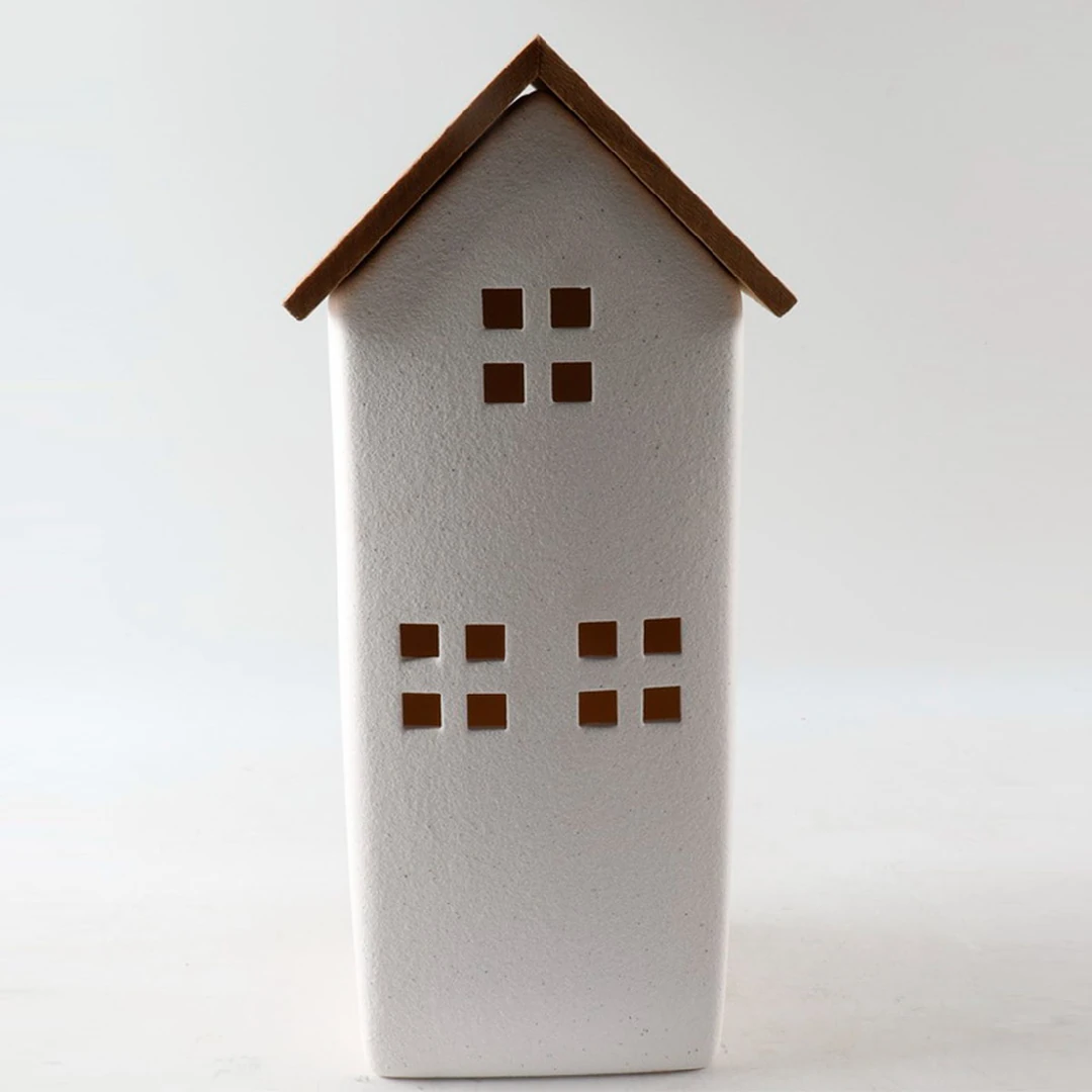 ADORNO NAVIDEÑO RIPLEY HOME CASITA 3 VENTANAS 31 CM - 1