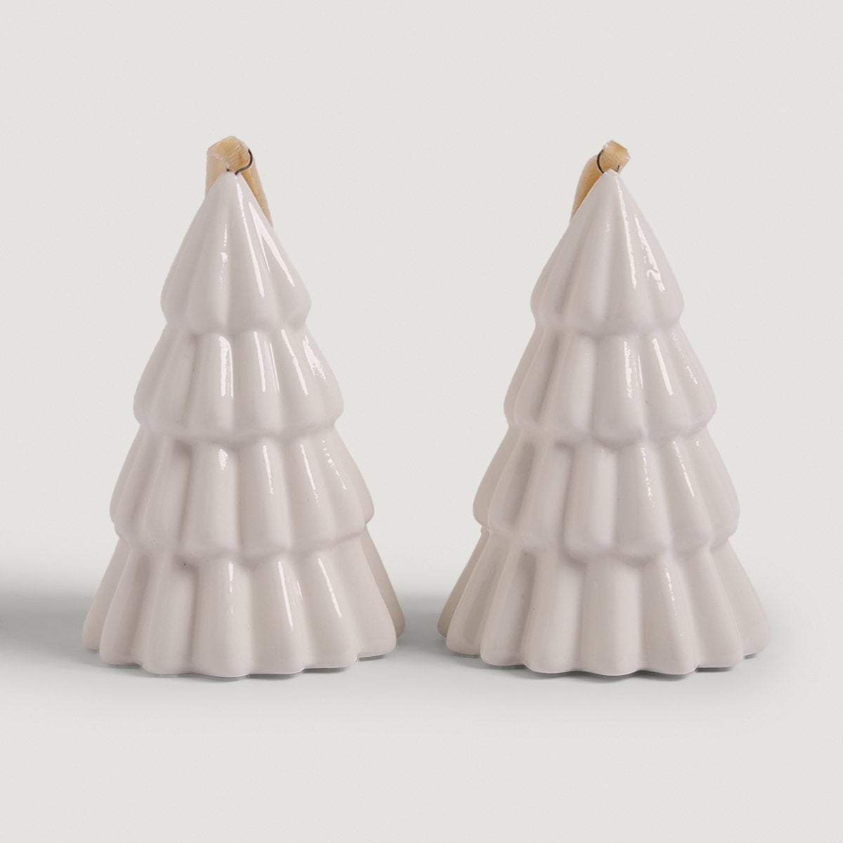 SETX2 ADORNOS NAVIDEÑOS PARA ÁRBOL MAISON LINETT PORCELANA 8.6 CM - 3