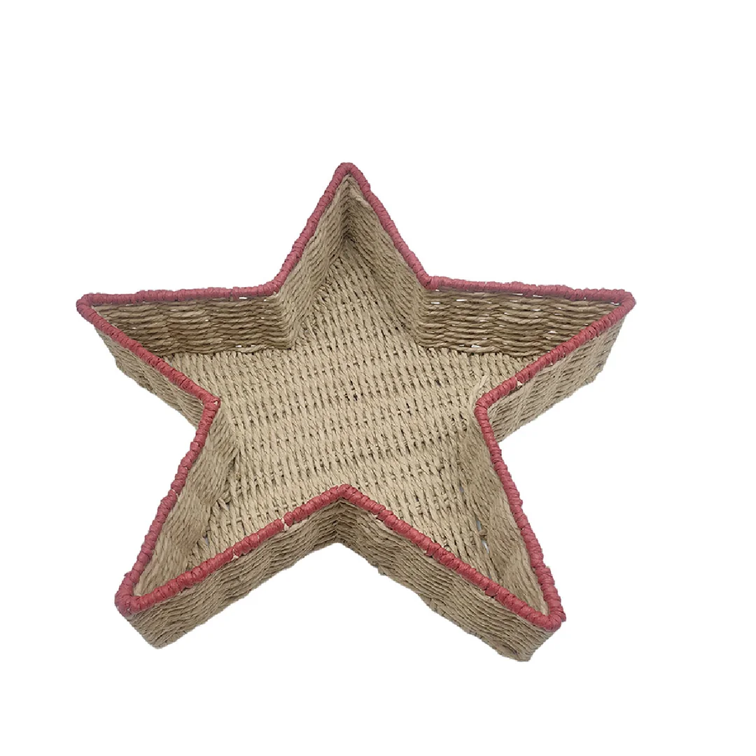 ADORNO NAVIDEÑO RIPLEY HOME BANDEJA ESTRELLA 9 CM - 1