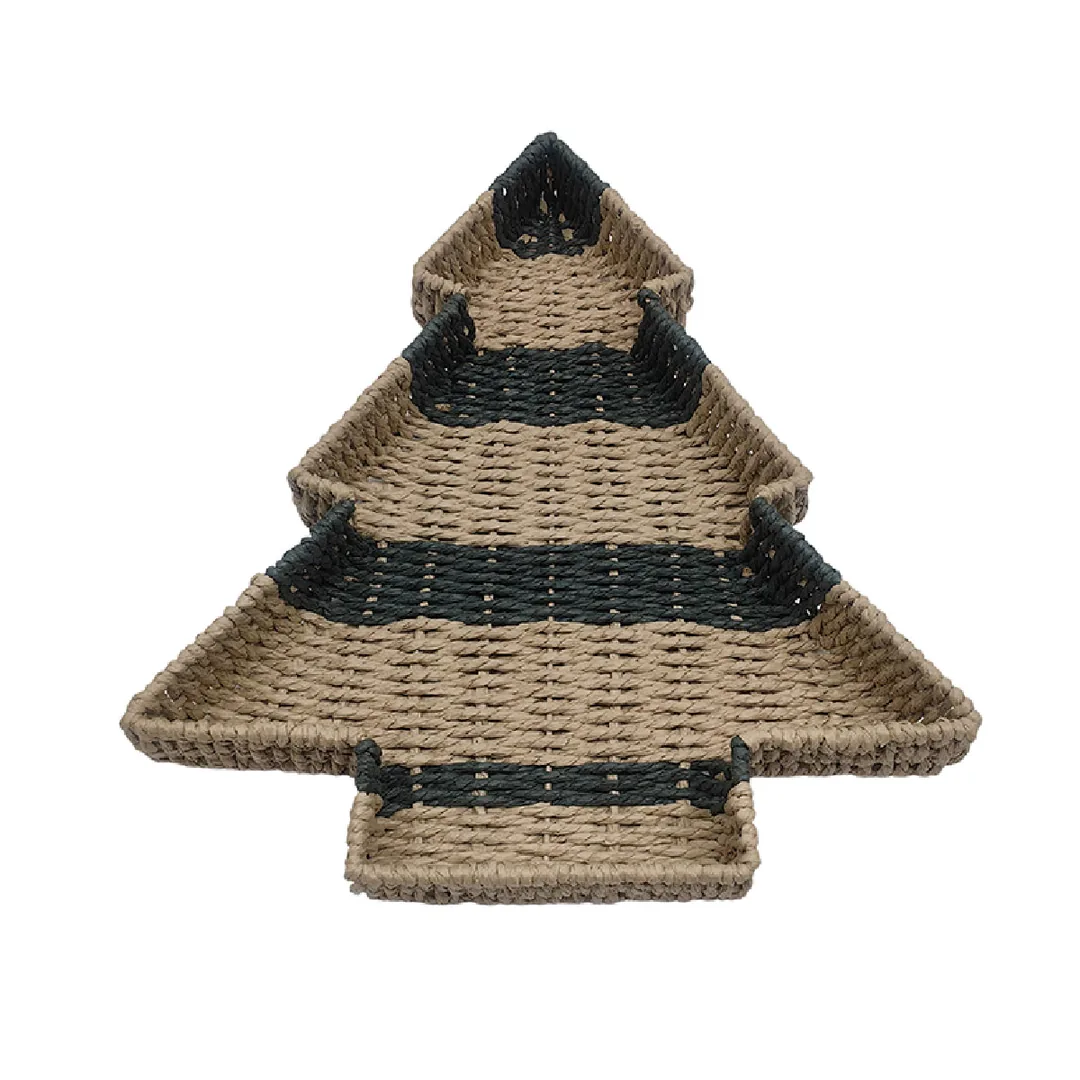 ADORNO NAVIDEÑO RIPLEY HOME BANDEJA ÁRBOL 5.2 CM - 1