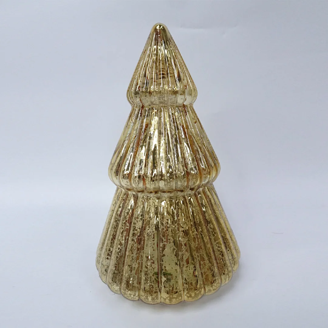 ADORNO NAVIDEÑO RIPLEY HOME ÁRBOL VIDRIO CON LUZ 20 CM - 2