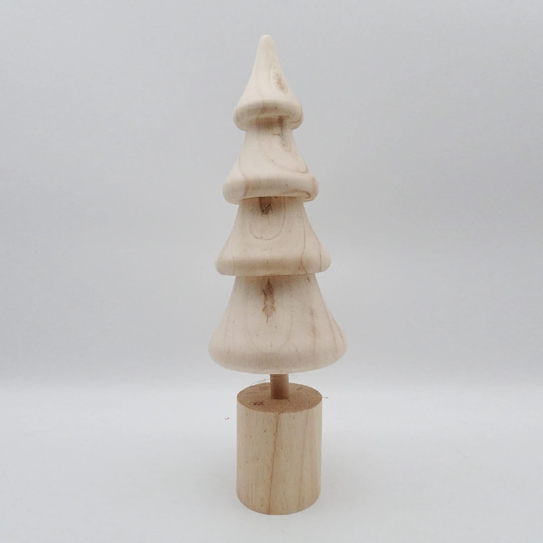 ADORNO NAVIDEÑO RIPLEY HOME ÁRBOL MADERA 35.3 CM - 1