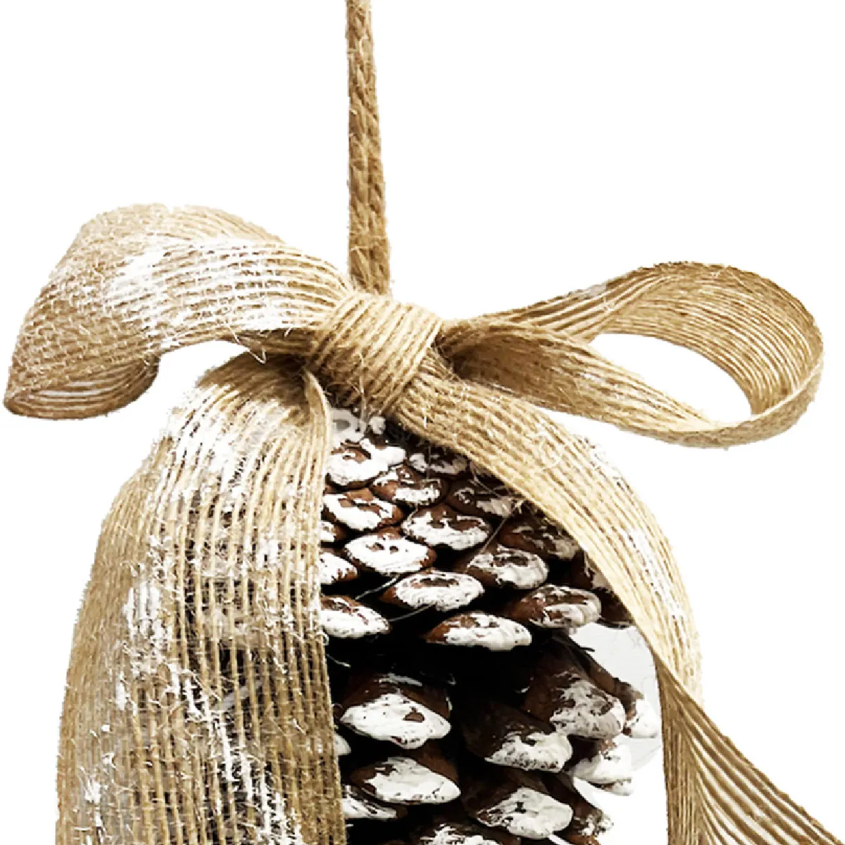 ADORNO NAVIDEÑO PARA ÁRBOL RIPLEY HOME PIÑA LAZO 14 CM - 2