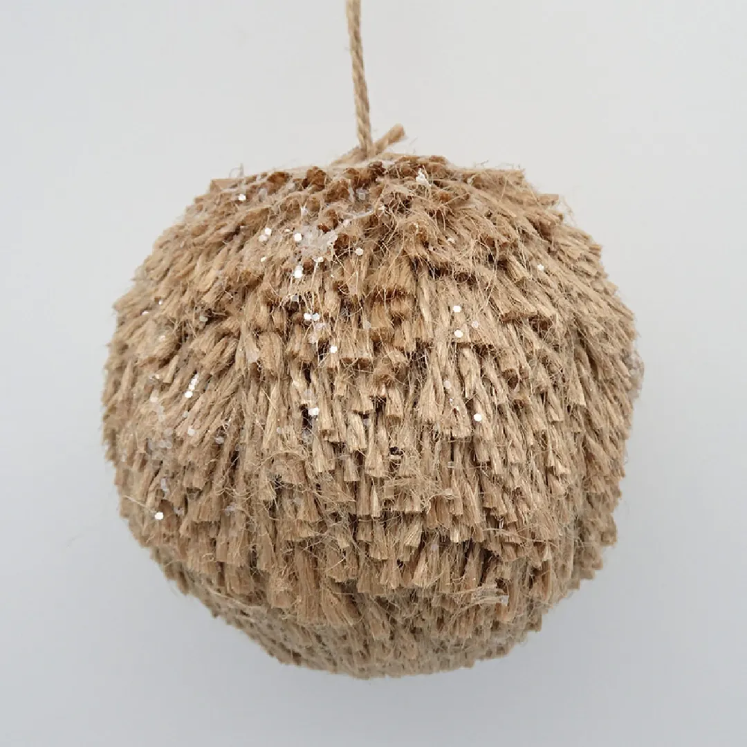 ADORNO NAVIDEÑO PARA ÁRBOL RIPLEY HOME ESFERA PELOS 10 CM - 1