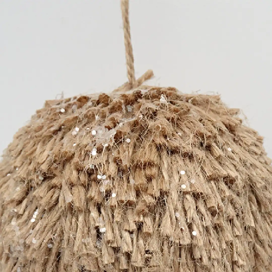 ADORNO NAVIDEÑO PARA ÁRBOL RIPLEY HOME ESFERA PELOS 10 CM - 2