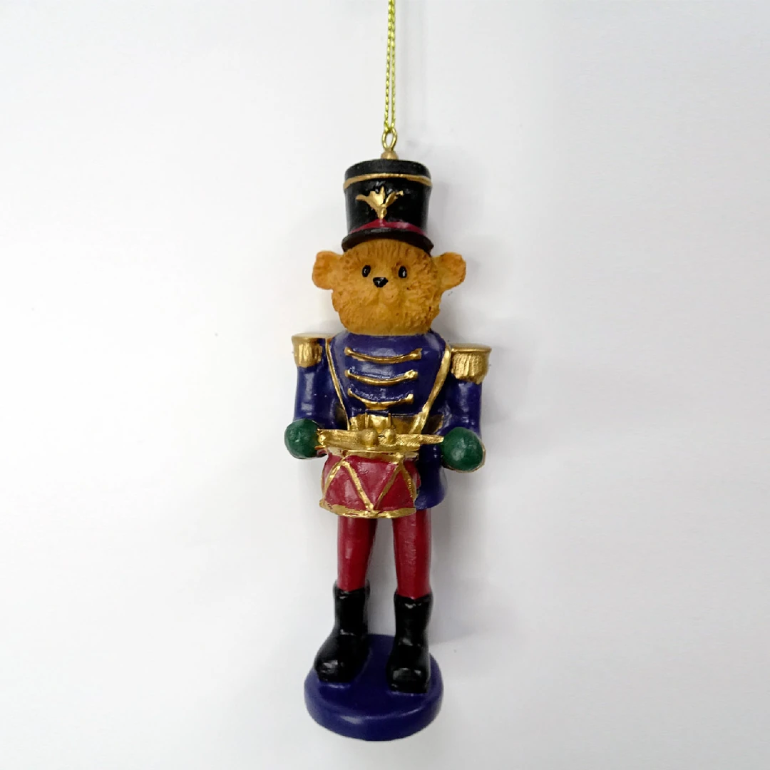ADORNO NAVIDEÑO PARA ÁRBOL RIPLEY HOME TEDDY 13 CM - 1