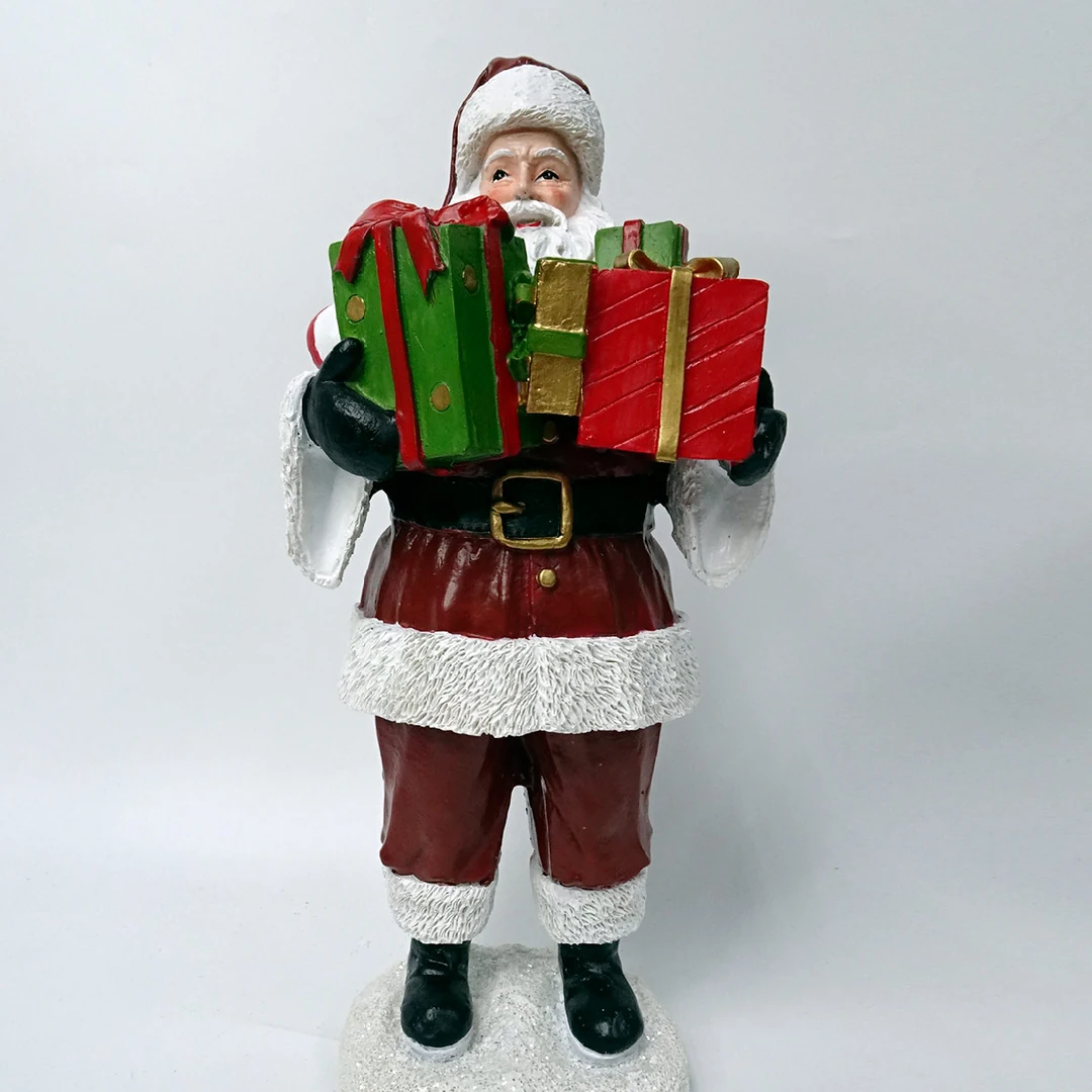 ADORNO NAVIDEÑO RIPLEY HOME SANTA VINTAGE 29.5 CM - 1
