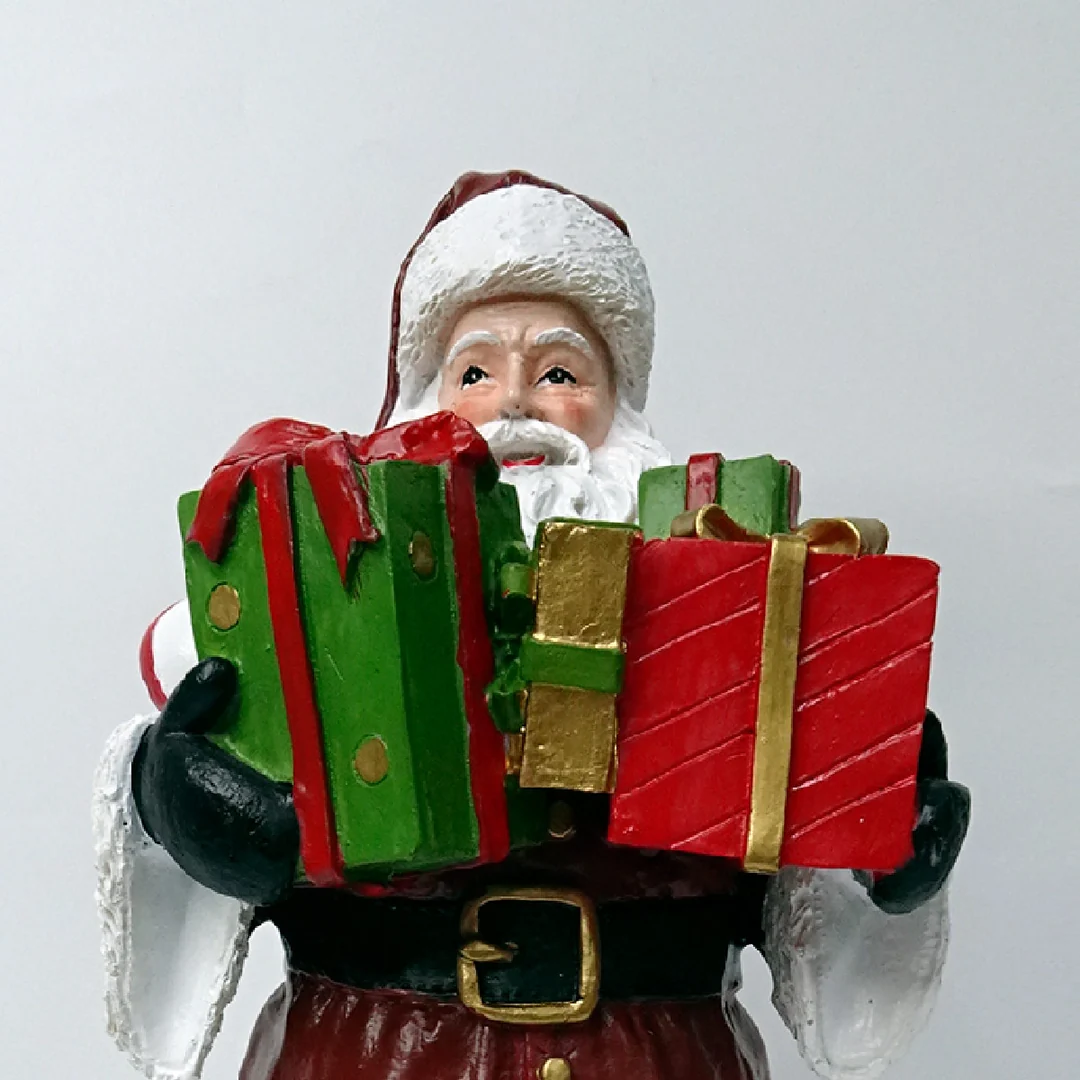 ADORNO NAVIDEÑO RIPLEY HOME SANTA VINTAGE 29.5 CM - 2