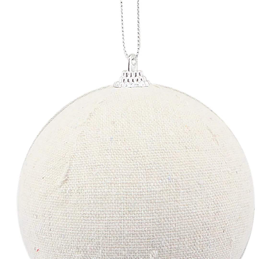 ADORNO NAVIDEÑO PARA ÁRBOL RIPLEY HOME ESFERAS TELAS 10 CM - 2