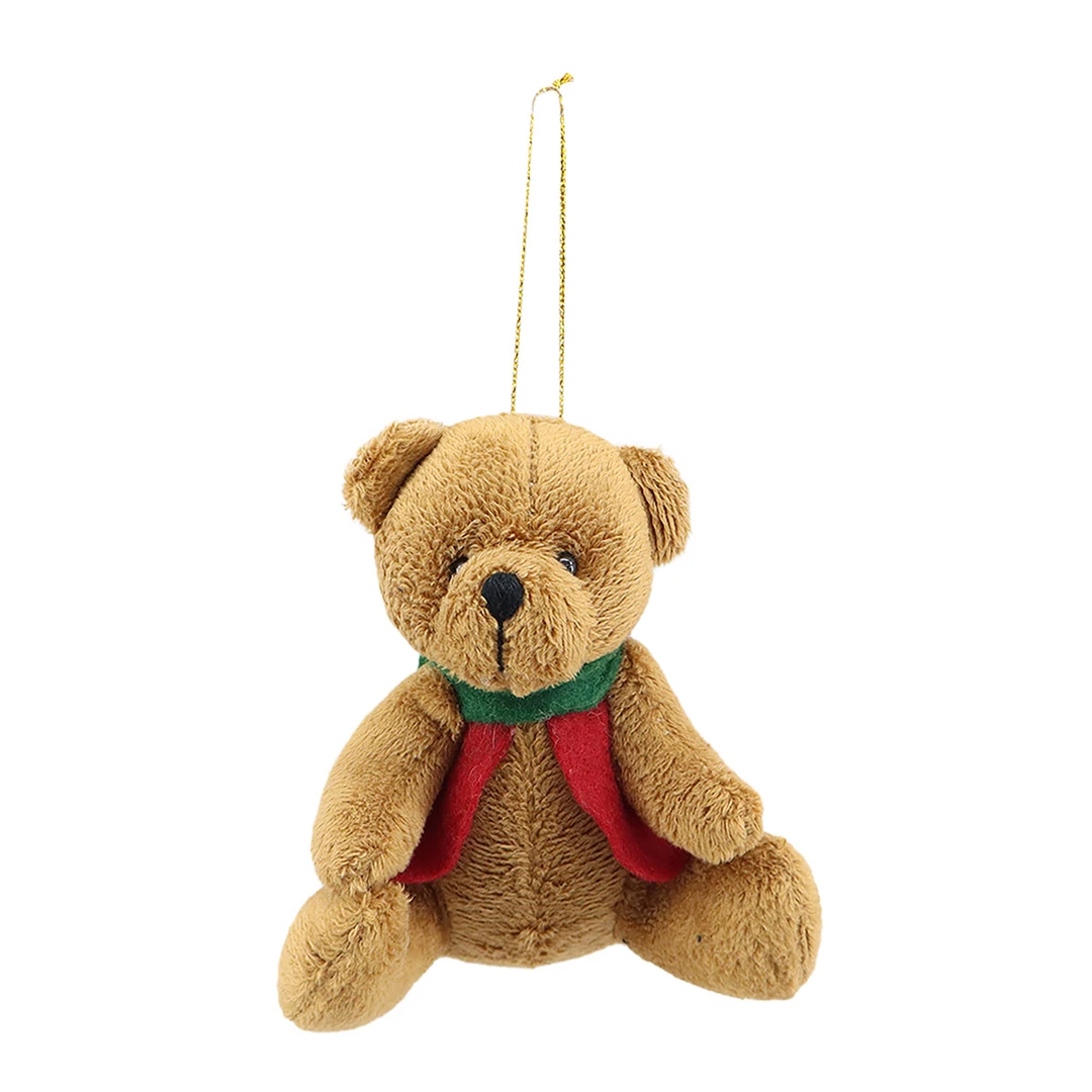 ADORNO NAVIDEÑO PARA ÁRBOL RIPLEY HOME OSITO CHALECO 12 CM - 1