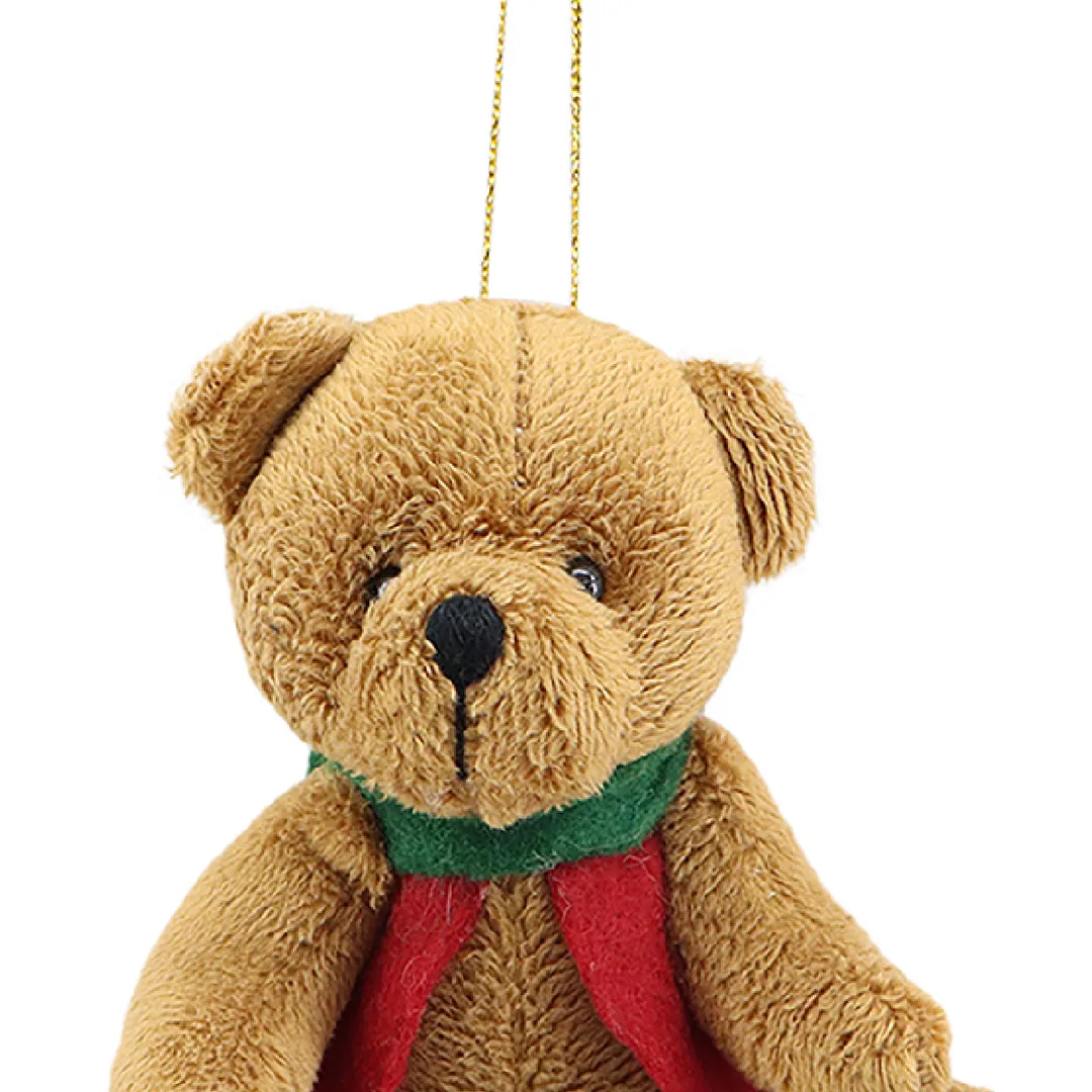 ADORNO NAVIDEÑO PARA ÁRBOL RIPLEY HOME OSITO CHALECO 12 CM - 2